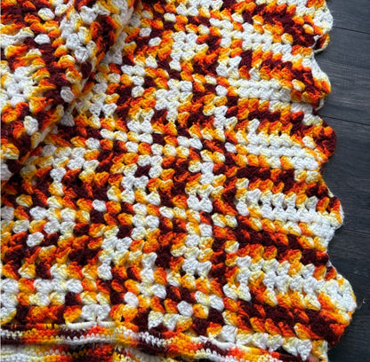 SUNBURST CROCHET BLANKET