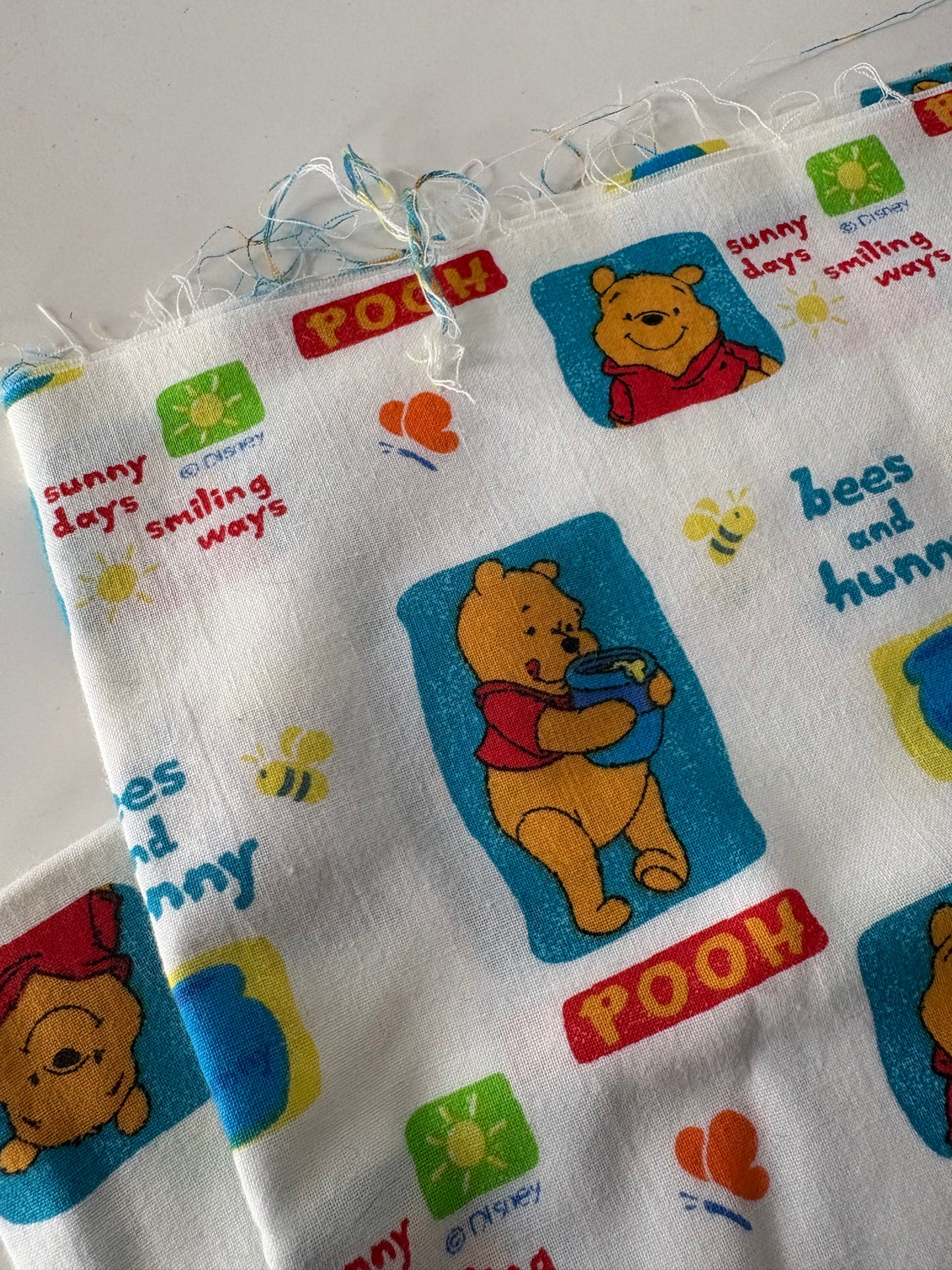 WINNIE THE POOH FABRIC 45" x 38"