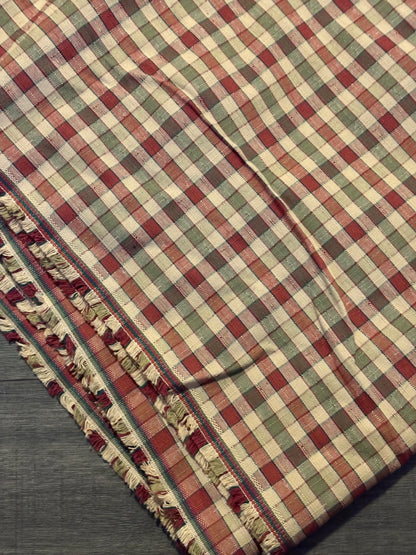 PLAID UPHOLSTERY FABRIC 90" x 56"
