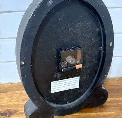 GREY TABLE CLOCK