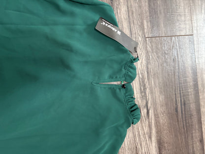 EMERALD GREEN BLOUSE - LARGE