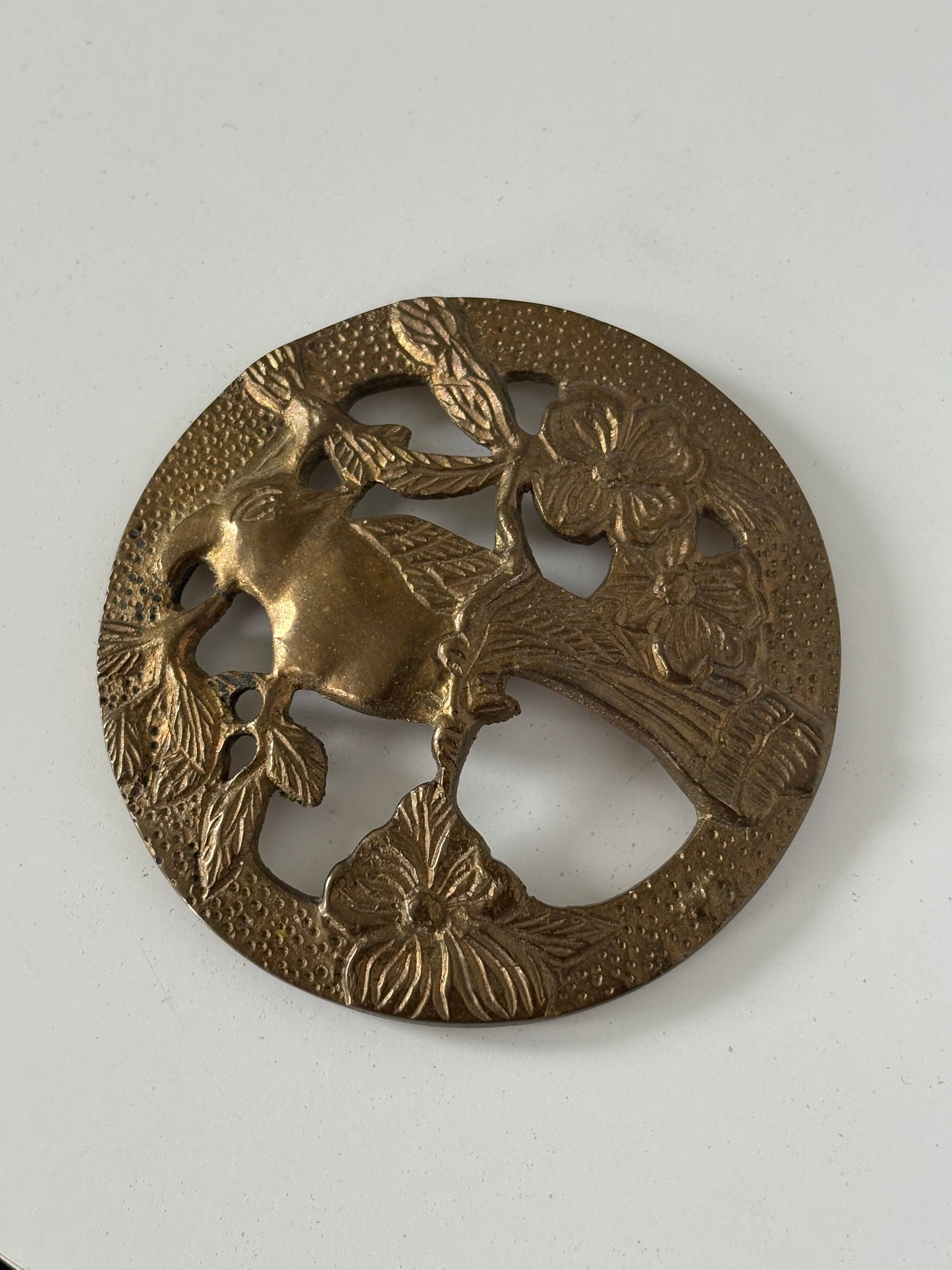BRASS BIRD EMBLEM