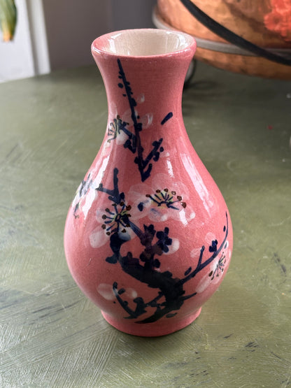 PINK FLORAL VASE