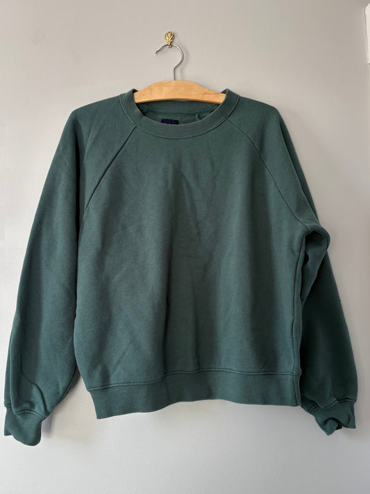 GAP GREEN CREWNECK - SMALL