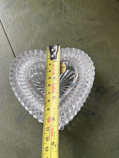 CRYSTAL HEART TRINKET BOX