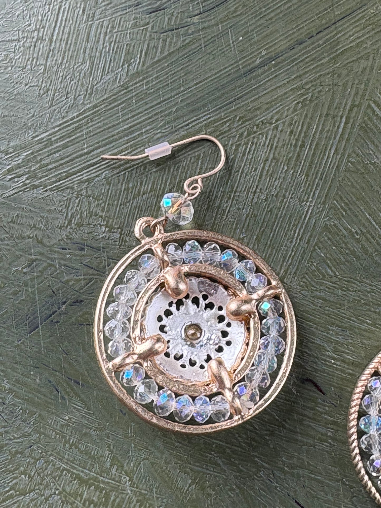 BEADED DROP EARRINGS