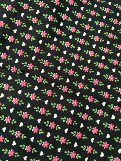 FLOWER & HEART FABRIC 70" x 36"