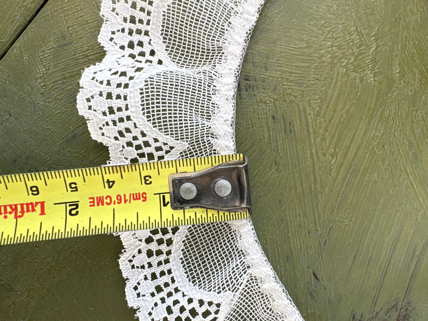 RUFFLE LACE TRIM - by the meter