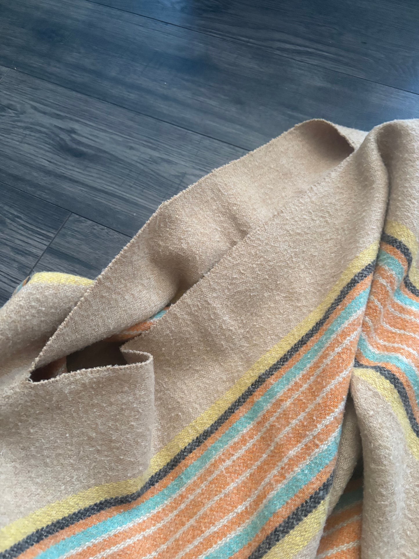 FRINGED PONCHO - O/S