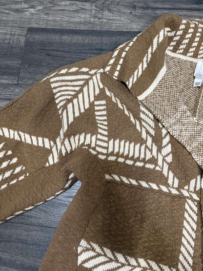 BROWN CARDIGAN - XLARGE