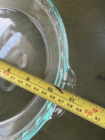 PYREX HEART PIE PLATE