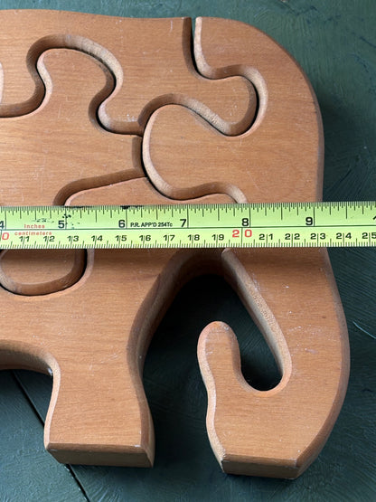 WOOD ELEPHANT PUZZLE
