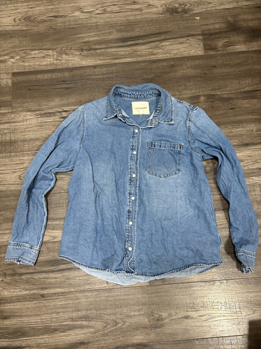 LUCKY BRAND DENIM TOP - MEDIUM