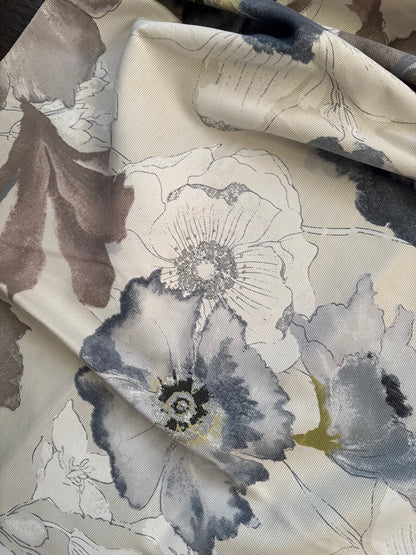 FLORAL CANVAS FABRIC - 44" x 50"