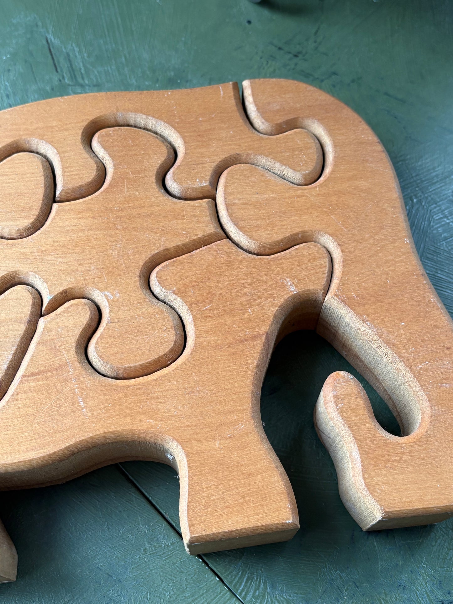 WOOD ELEPHANT PUZZLE