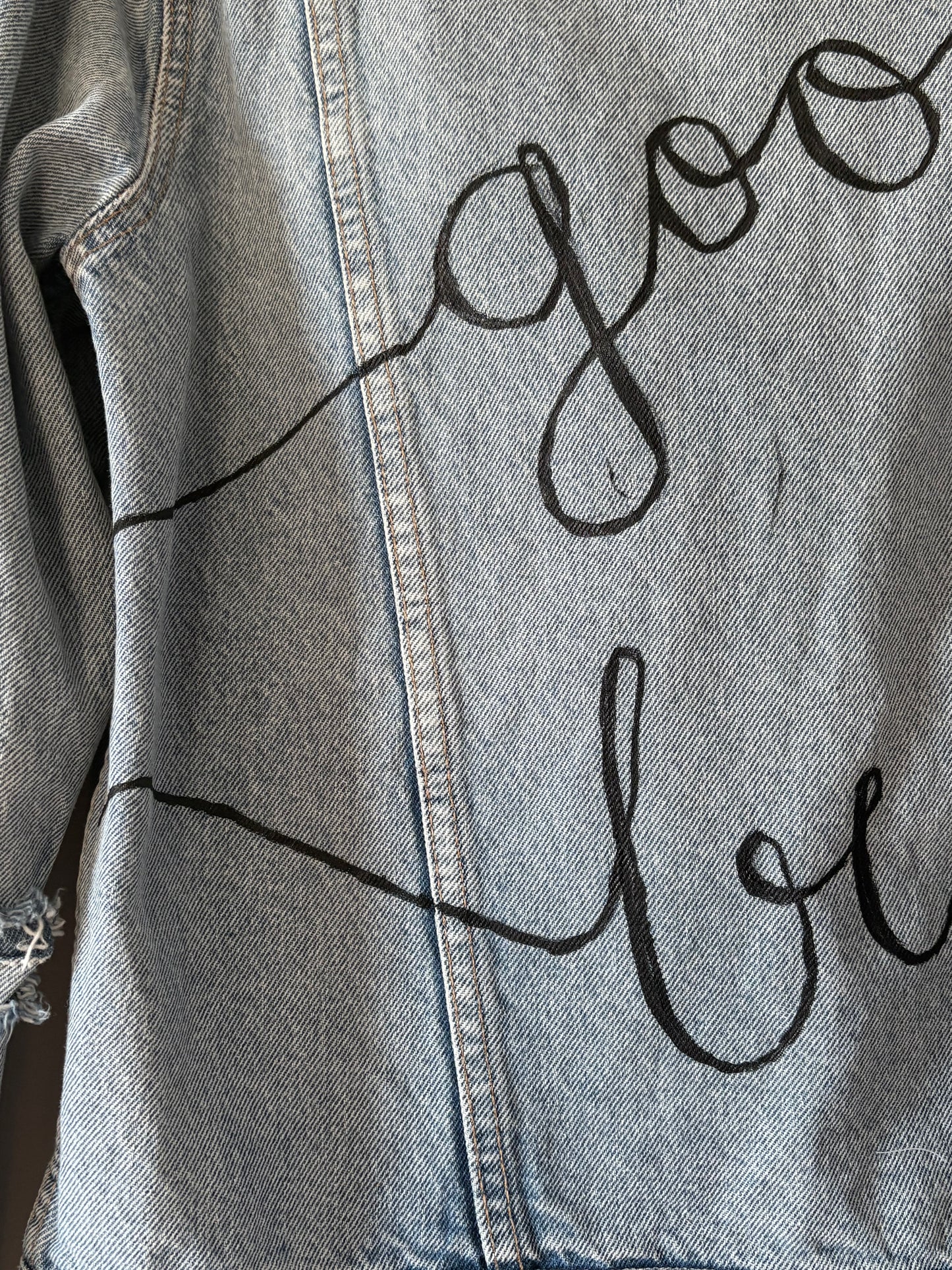 GOODBYE DENIM JACKET - SMALL