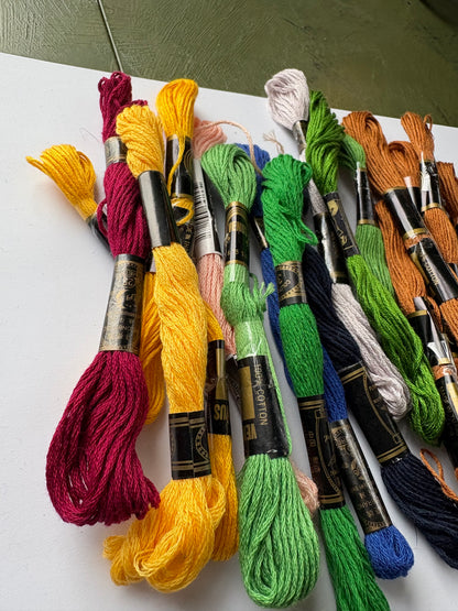 MULTI COLOUR EMBROIDERY THREAD