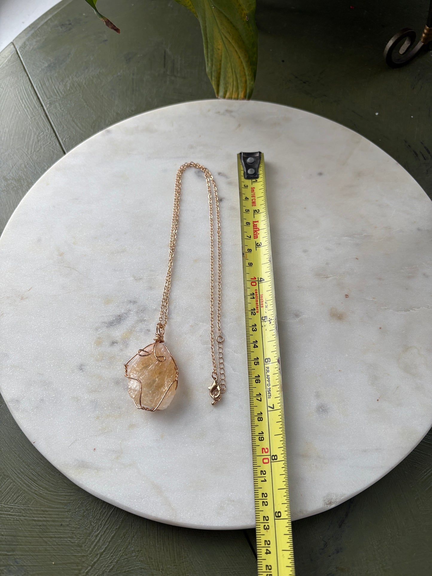WRAPPED STONE NECKLACE