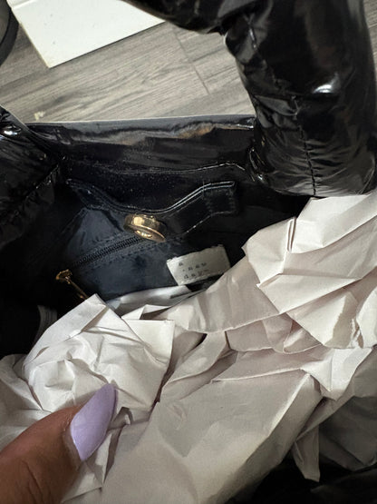 SHINY BLACK PURSE