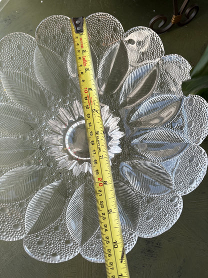 CRYSTAL FLOWER BOWL