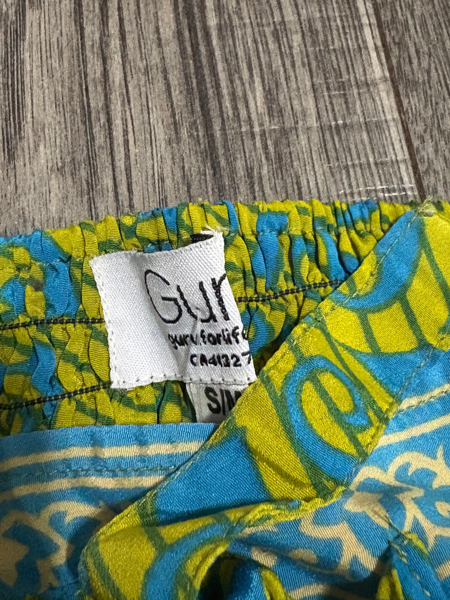 FAIR TRADE TIE SHORTS - S/M