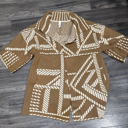 BROWN CARDIGAN - XLARGE