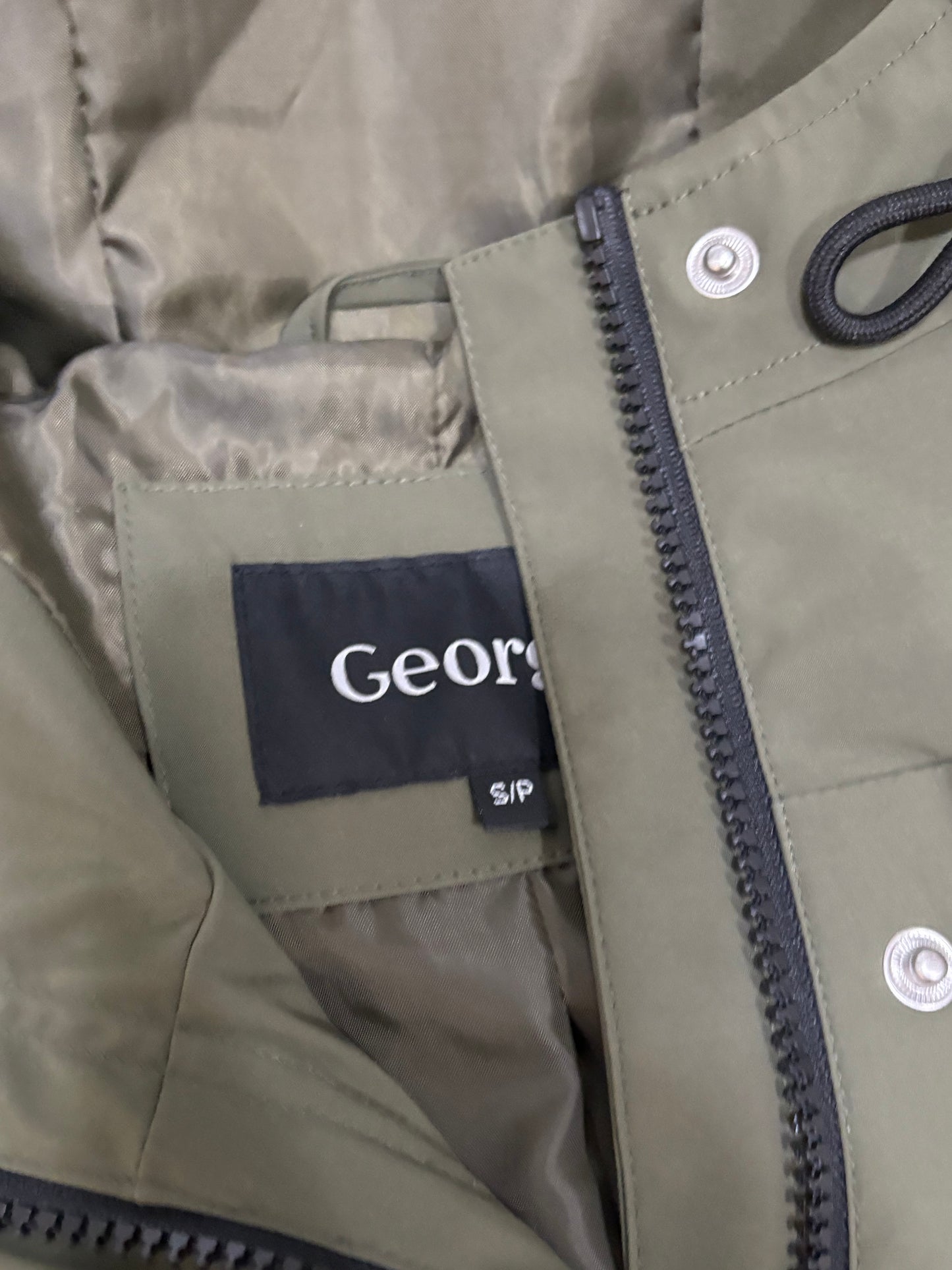 OLIVE RAIN JACKET - SMALL