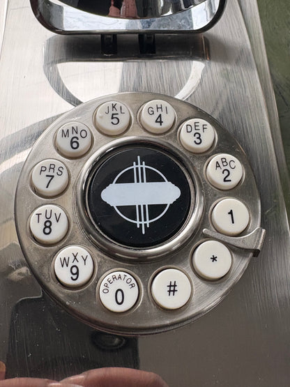 VINTAGE CROSSLEY CHROME PHONE