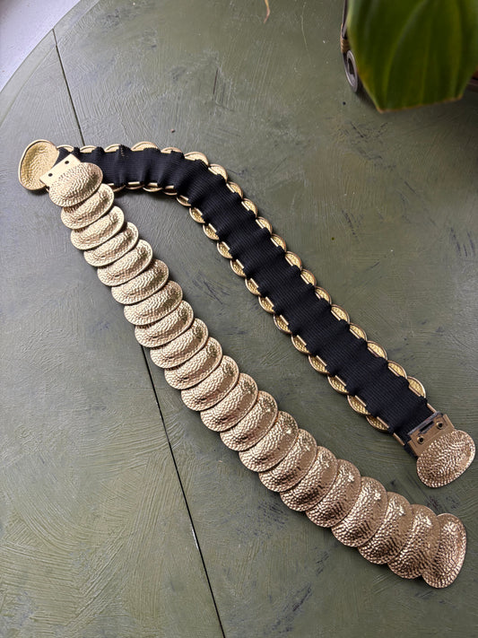 STRETCH GOLD TONE BELT