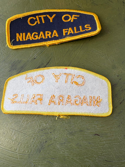 NIAGARA FALLS SEW ON PATCHES