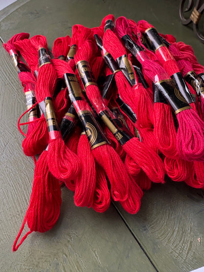 RED EMBROIDERY THREAD