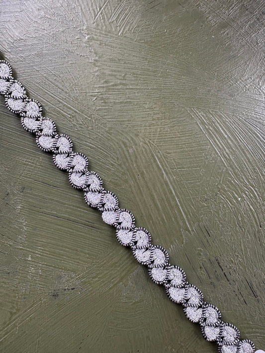 SILVER TRIM - by the meter