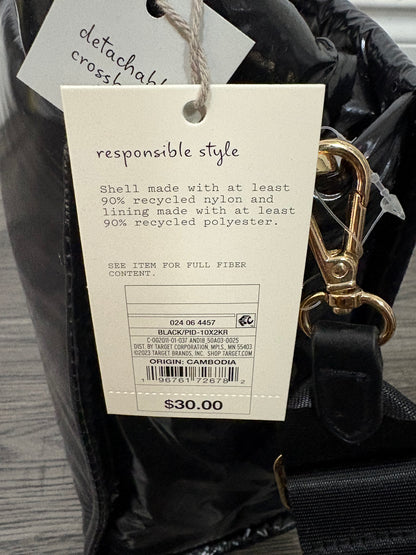 SHINY BLACK PURSE