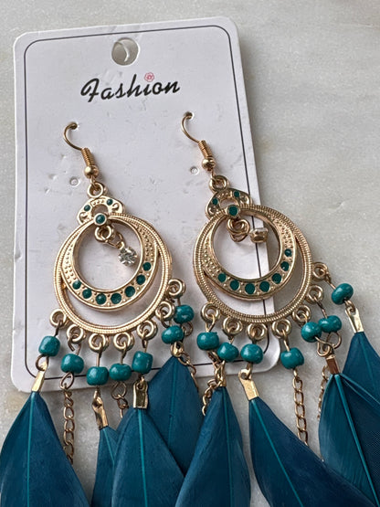 FEATHER EARRINGS