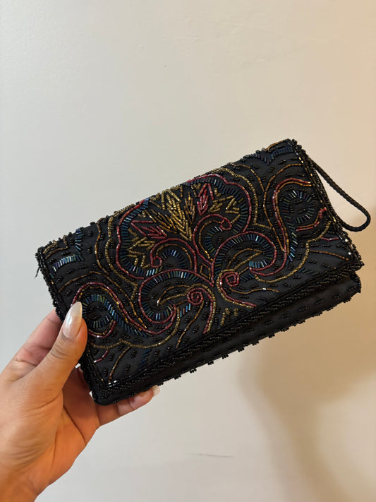 BEADED CLUTCH