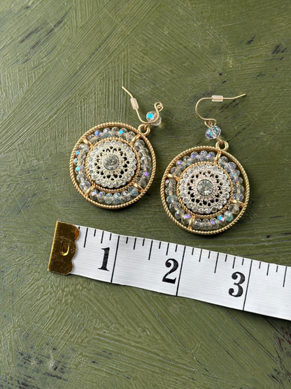 BEADED DROP EARRINGS