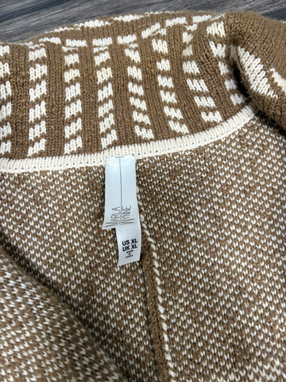 BROWN CARDIGAN - XLARGE