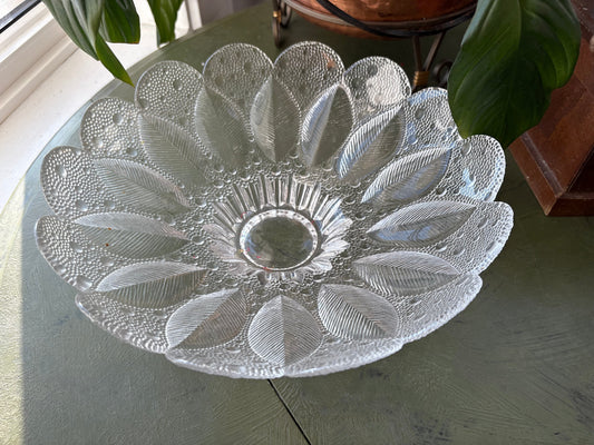 CRYSTAL FLOWER BOWL