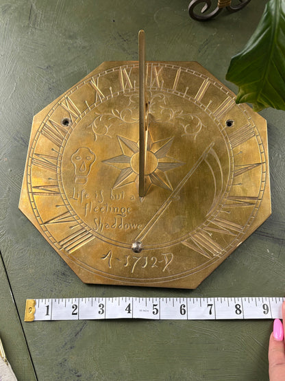 BRASS SUNDIAL