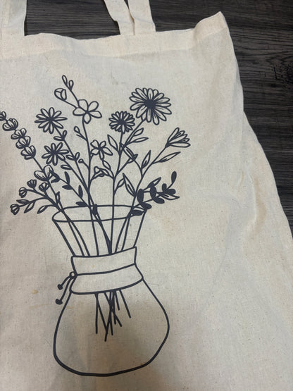 FLORAL TOTE BAG