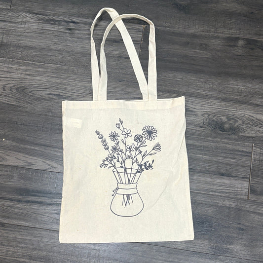 FLORAL TOTE BAG