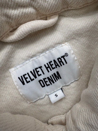 OFF WHITE DENIM JACKET - SMALL
