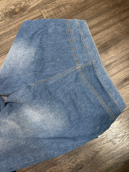 Y2K STRIPED DENIM PANTS - SZ. 7