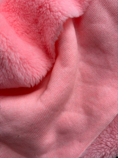 FURRY PINK FABRIC 50" x 25"