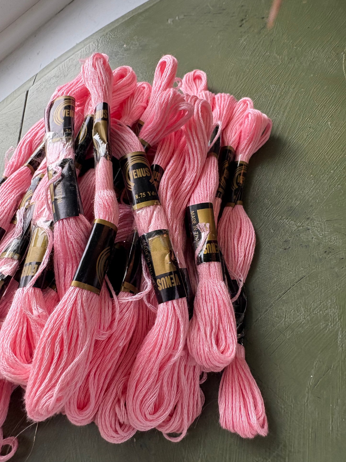 LIGHT PINK EMBROIDERY THREAD