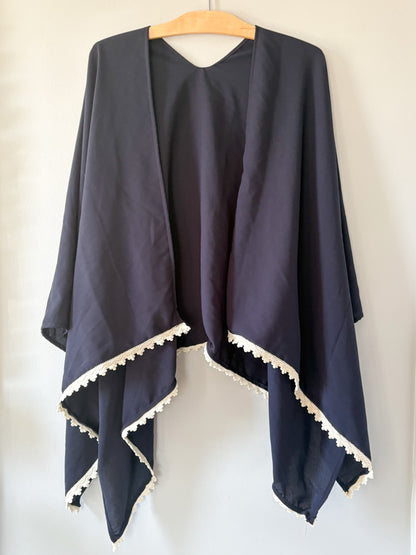 NAVY & LACE KIMONO