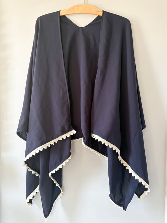 NAVY & LACE KIMONO