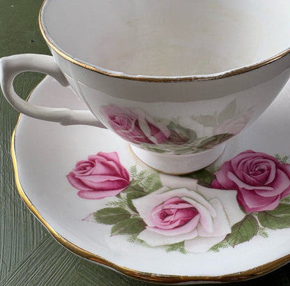 PINK ROSE TEA CUP
