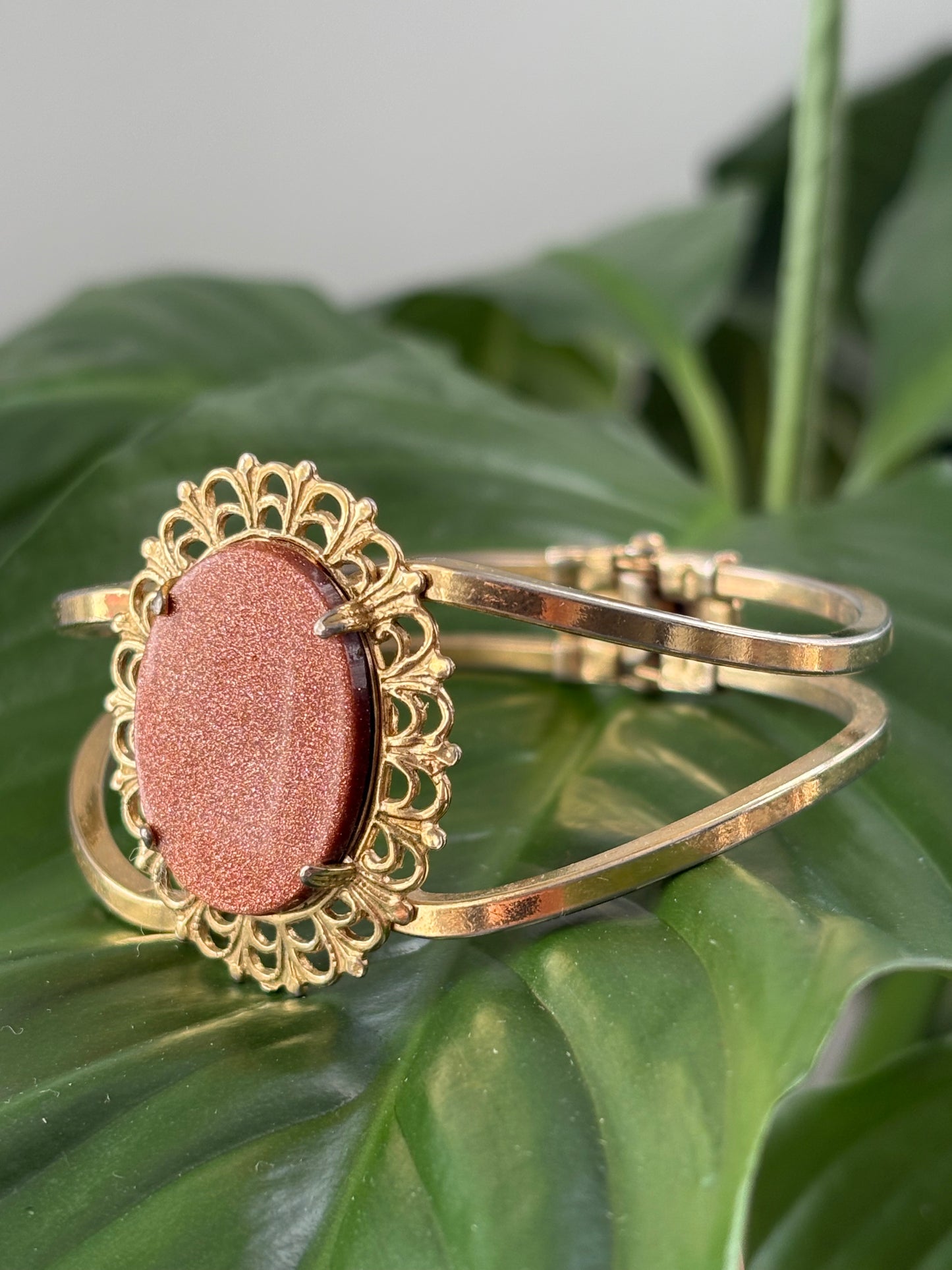 STONE CUFF BRACELET