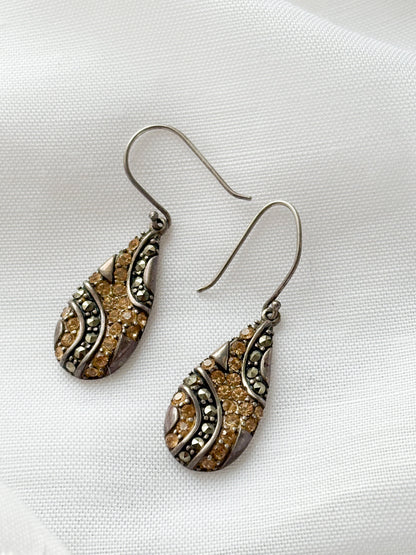 925 STERLING TEARDROP EARRINGS